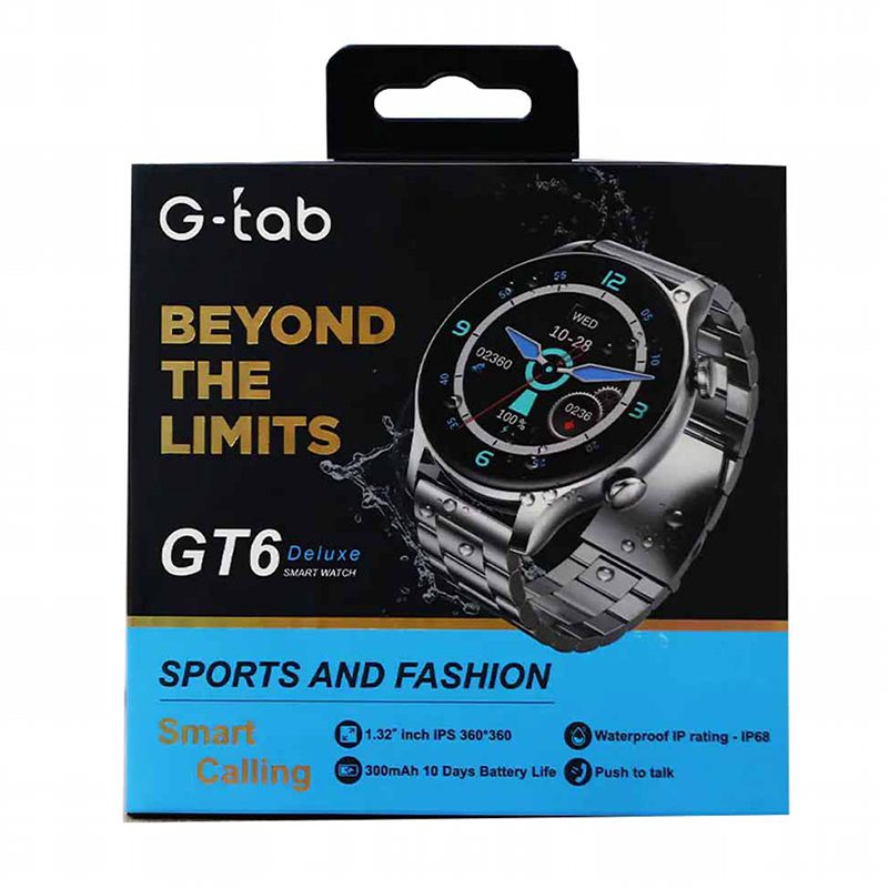 ساعت هوشمند جی تب مدل GT6 صفحه گرد سانا شاپ
