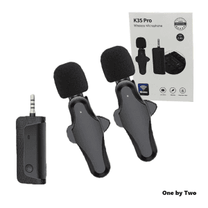 میکروفون یقه ای بیسیم K35 Pro Dual