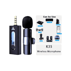 میکروفون یقه ای بیسیم K35 Wireless Microphone