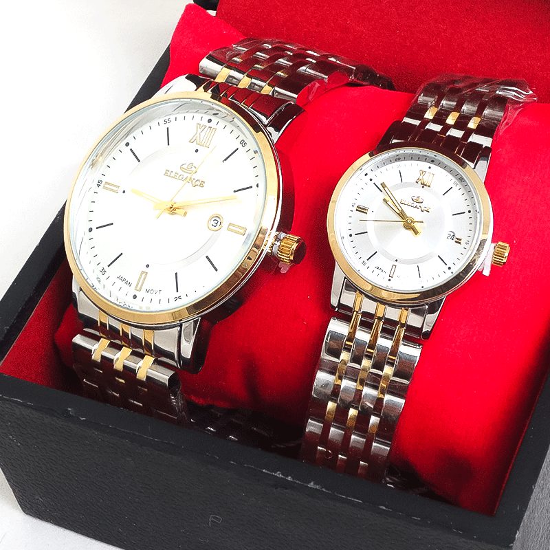 ست ساعت مچی زنانه و مردانه الگانس Elegance 2510 SGW